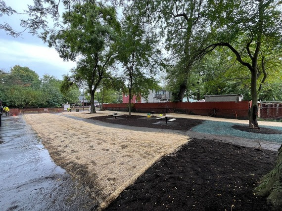 EPA 2024 Restoration Work at Sonny Vereen Playground Begins